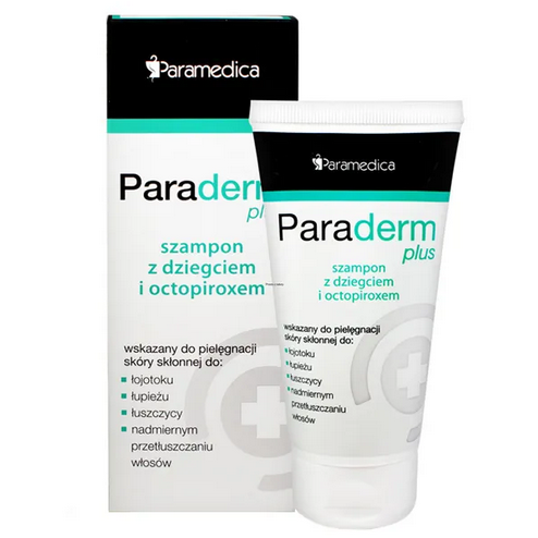 paraderm plus szampon przeciw łupieżowy składniki