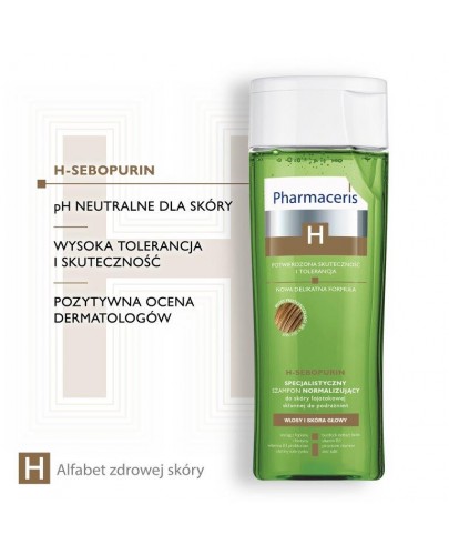 pharmaceris h sebopurin szampon normalizujący do skóry łojotokowej 250 ml