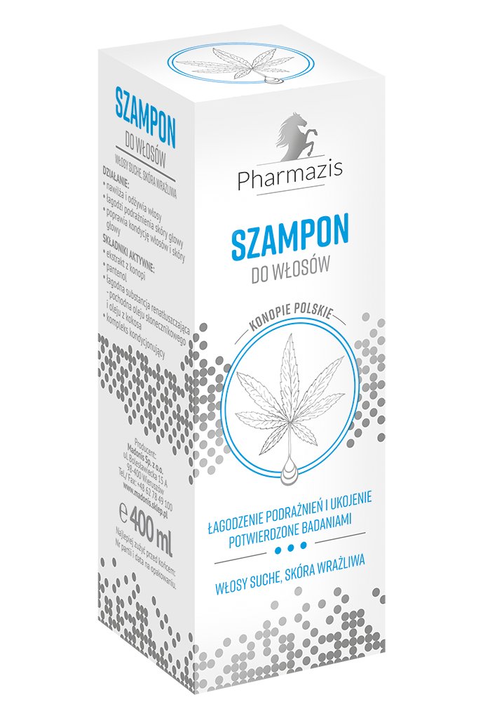 pharmazis szampon do włosów konopie polskie 400 ml