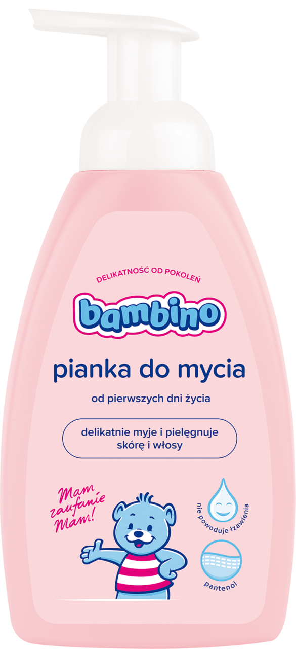 pianka do mycia twarzy bambino