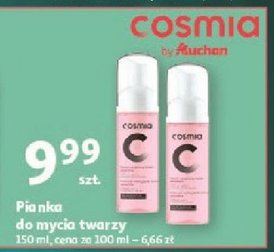 pianka do mycia twarzy cosmia