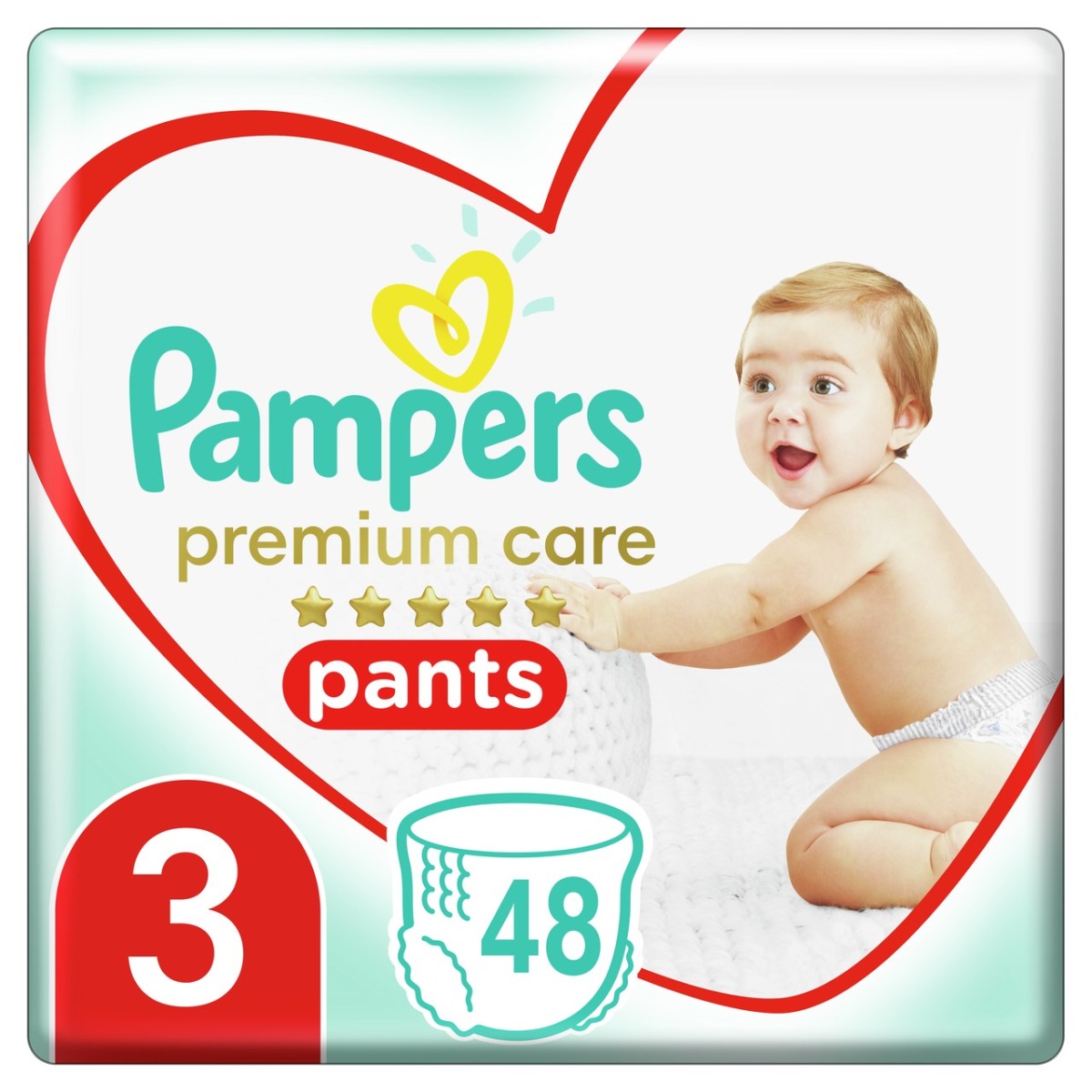 pieluchomajtki pampers 3 48sztuk