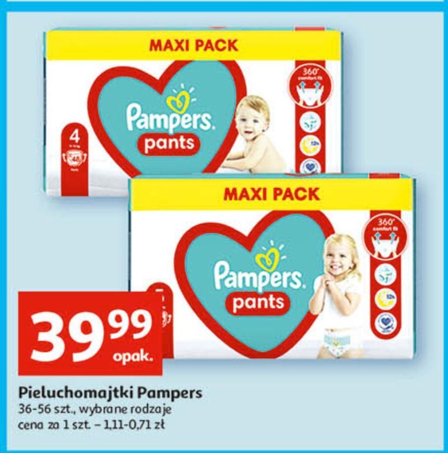 pieluchomajtki pampers 5 auchan