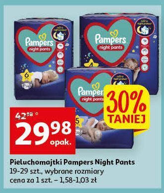 pieluchomajtki pampers 5 auchan