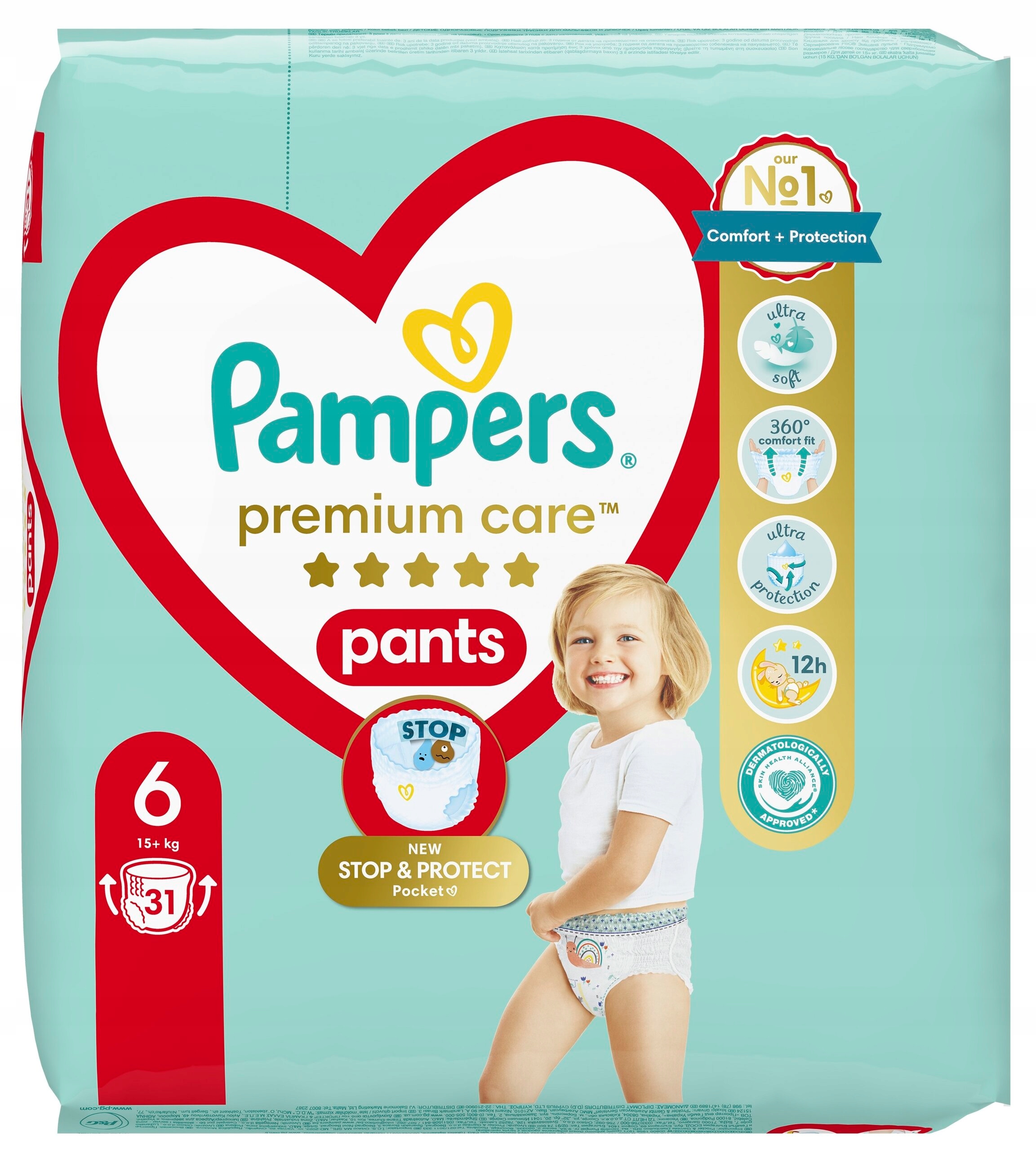 pieluchomajtki pampers 6