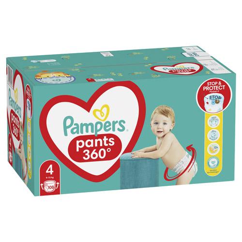 pieluchomajtki pampers pants 4 mega pack