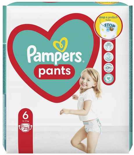 pieluchomajtki pampers roz.6