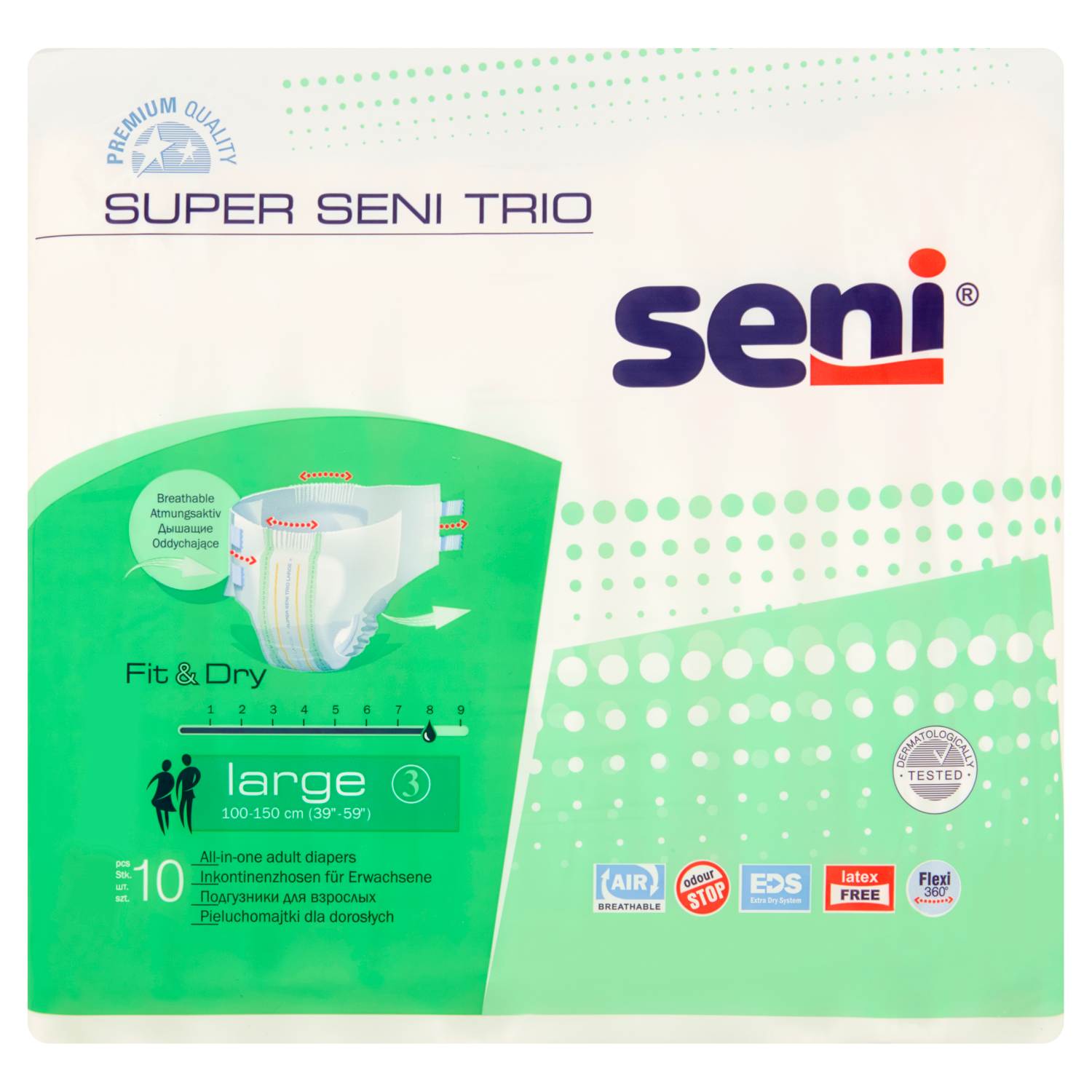 pieluchomajtki seni super trio 3 large