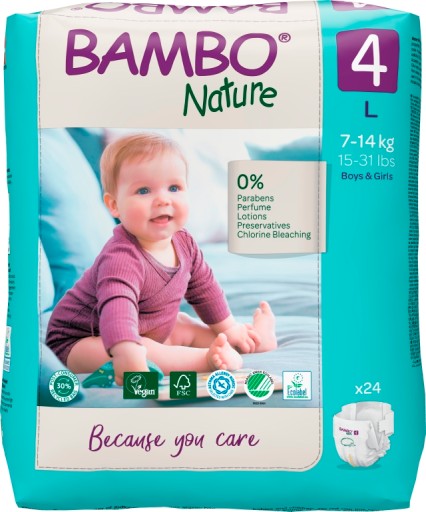 pieluchy bambo nature allegro