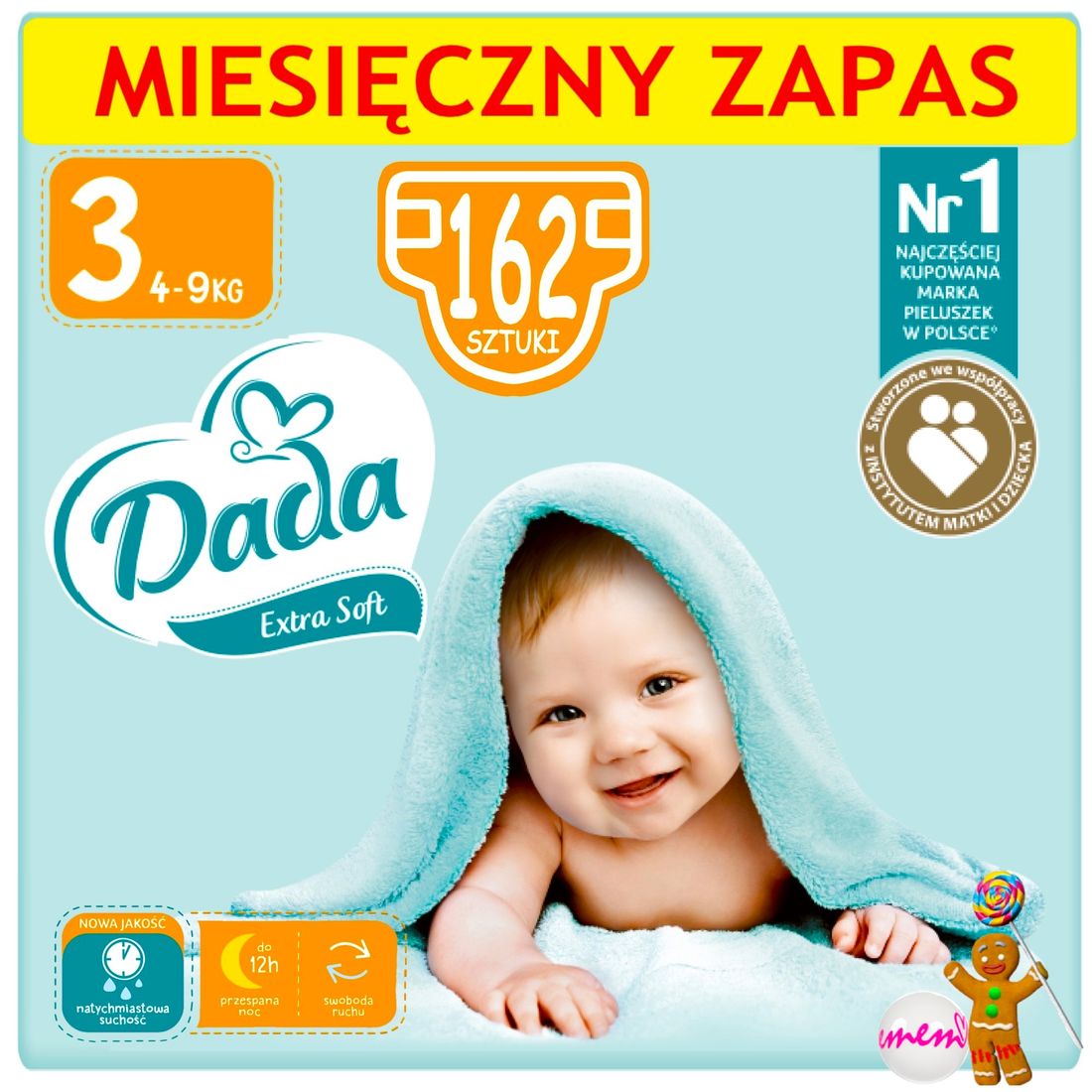 pieluchy dada 54 szt