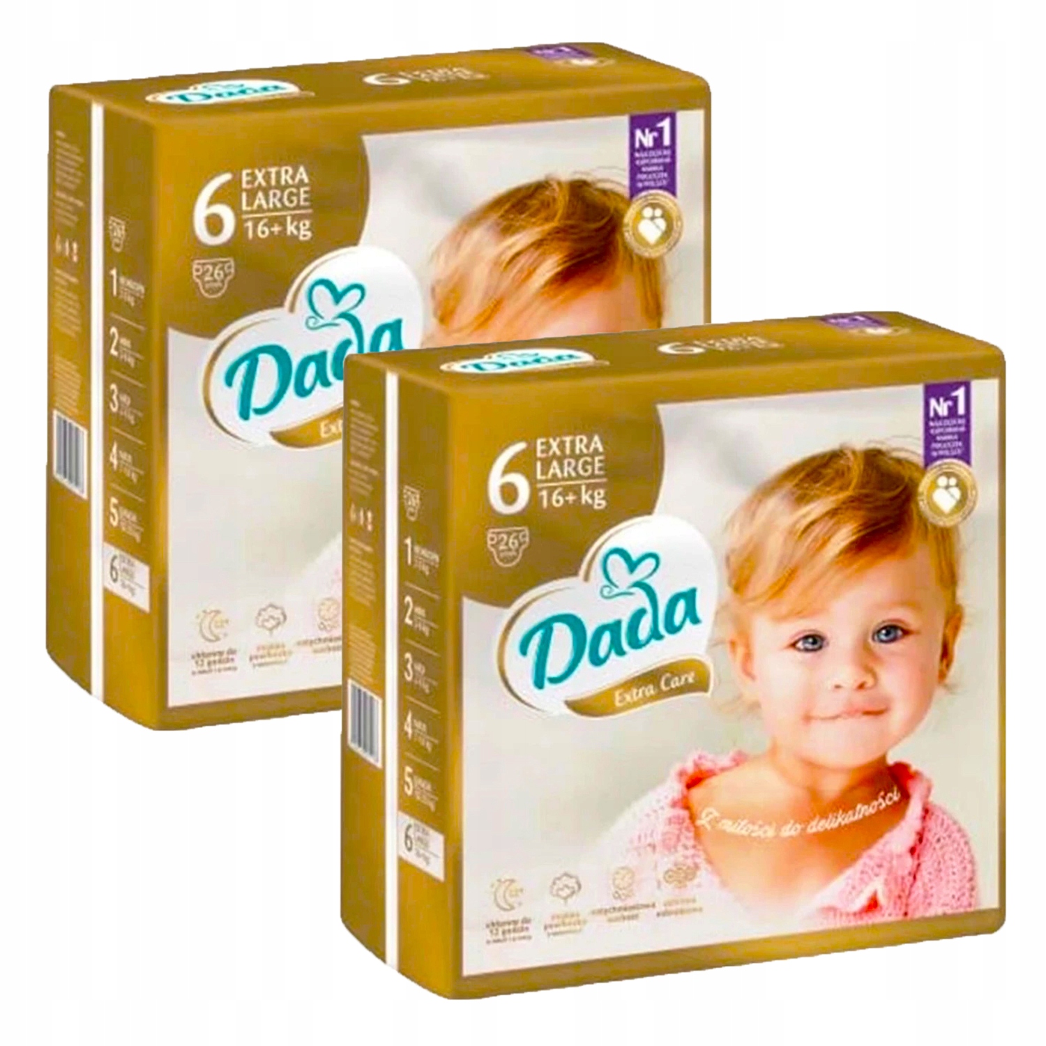 pieluchy dada extra care xl 40 szt