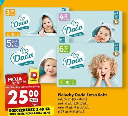 pieluchy dada extra soft iedronka