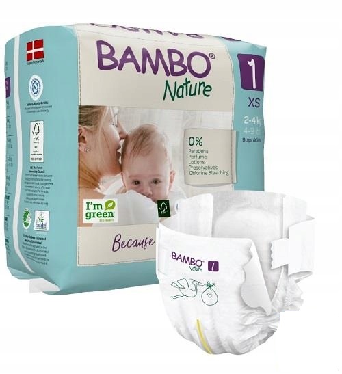 pieluchy naturalne bambo 3+