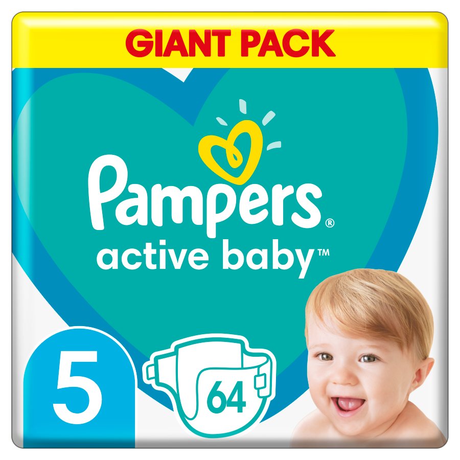 pieluchy pamper giant pack 5