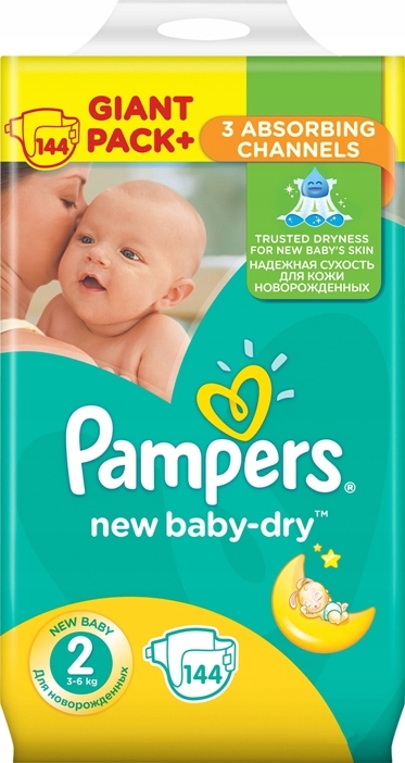 pieluchy pampers 2 144 szt