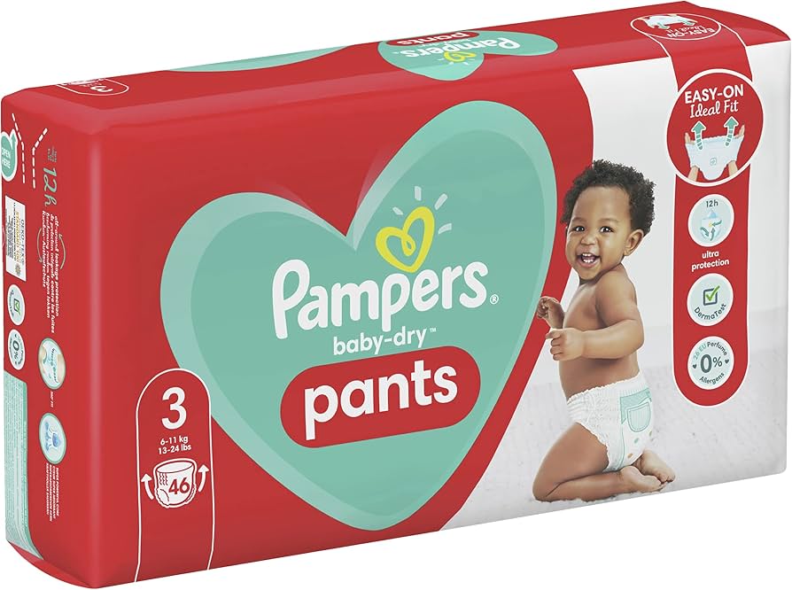 pieluchy pampers baby dry 3