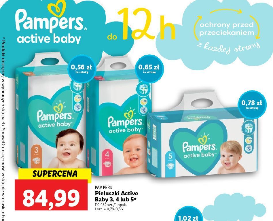 pieluchy pampers lidl