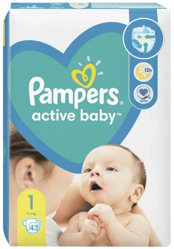 pieluchy pampers new baby 43