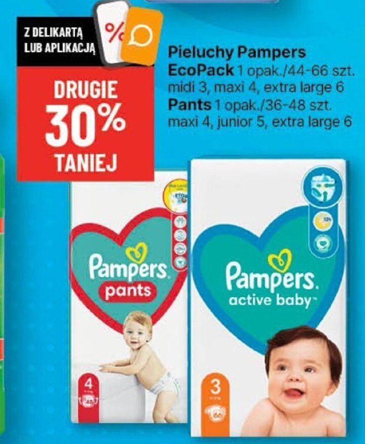 pieluchy pampersy promocje