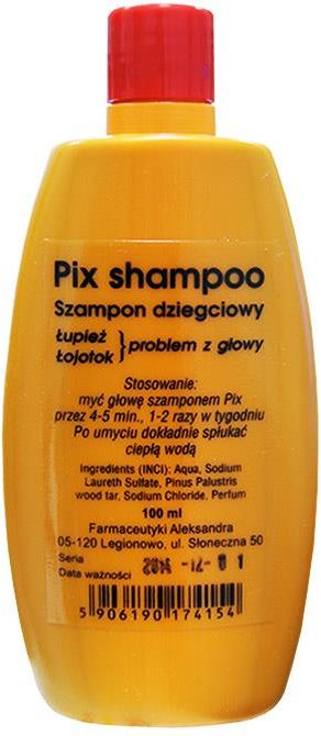 pix shampoo szampon dziegciowy