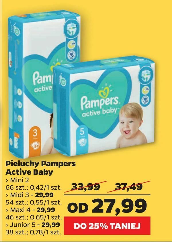 pomocje pieluch pampers