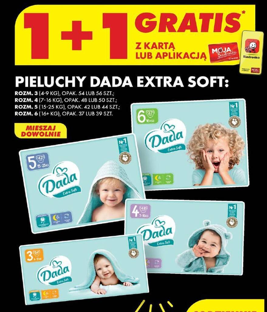 promocja na pieluchy dada soft luty 2019