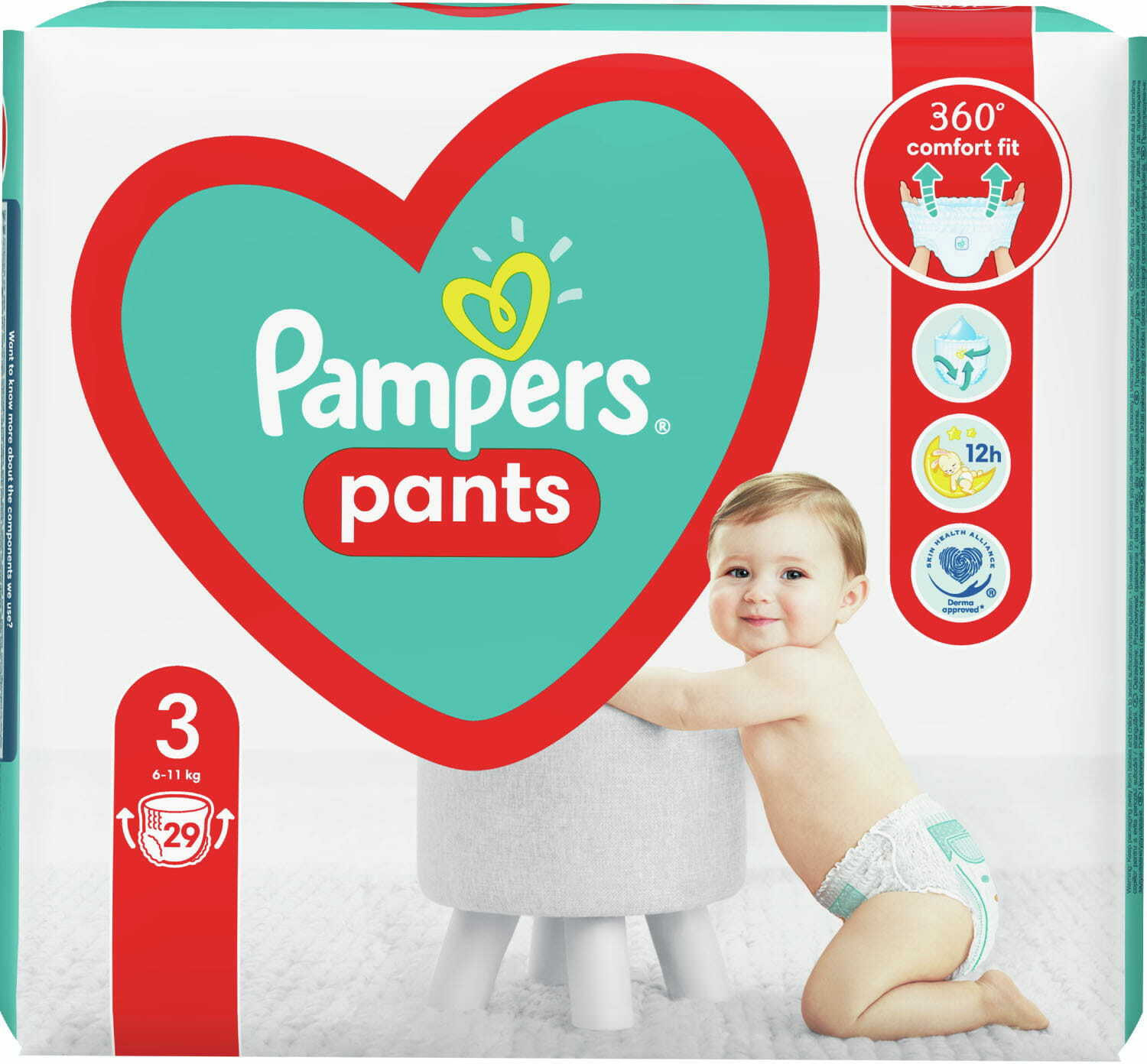 przewijanie pampers pants