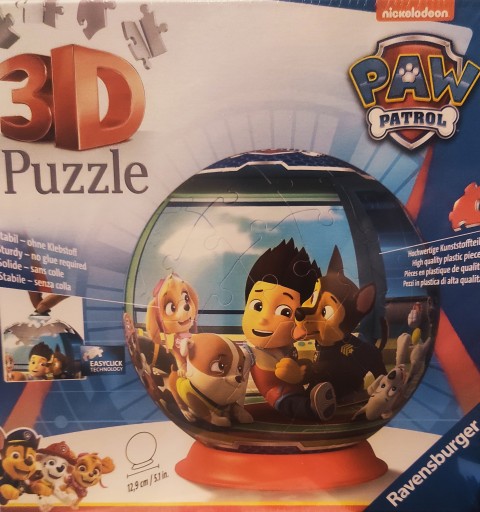 Puzzle 3D Ravensburger 12186 Psi Patrol