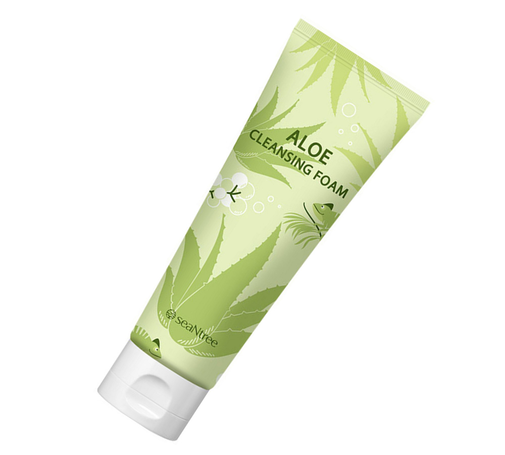 seantree aloe cleansing foam oczyszczająca pianka do twarzy