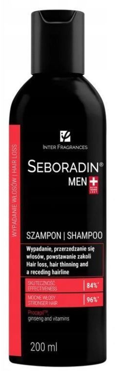 seboradin men szampon przeciw przedwczesnemu wypadaniu włosów 200 ml