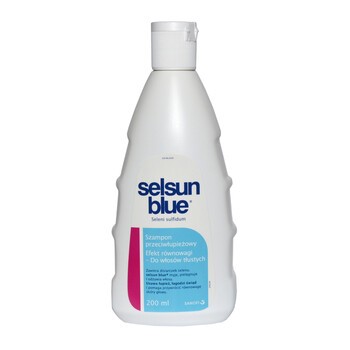 selsun blue szampon przeciwłupieżowy do włosów tłustych 200ml