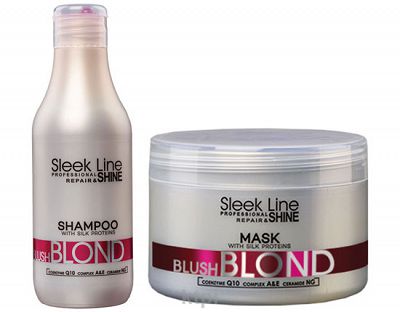 stapiz sleek line blush blonde różowy szampon