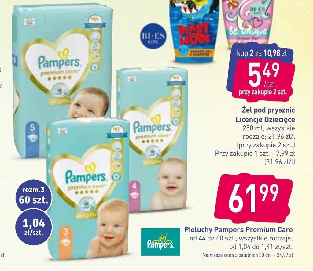 stokrotka pampers premium care