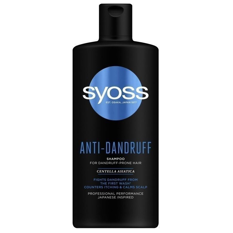 syoss anti-dandruff szampon do włosów z łupieżem 500 ml rossmann