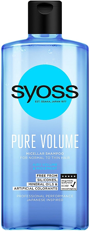 syoss pure volume szampon