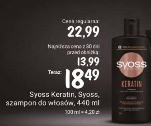 syoss szampon blond rossmann