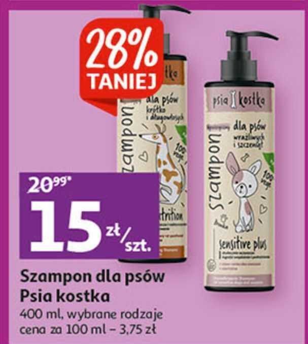 szampon dla psa auchan cena