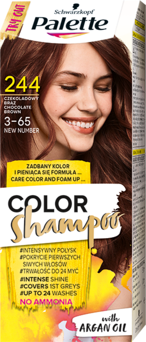 szampon do koloryzacji włosów czekoladowy brąż