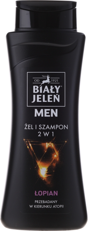 szampon do włosów biały jeleń wizaz for men