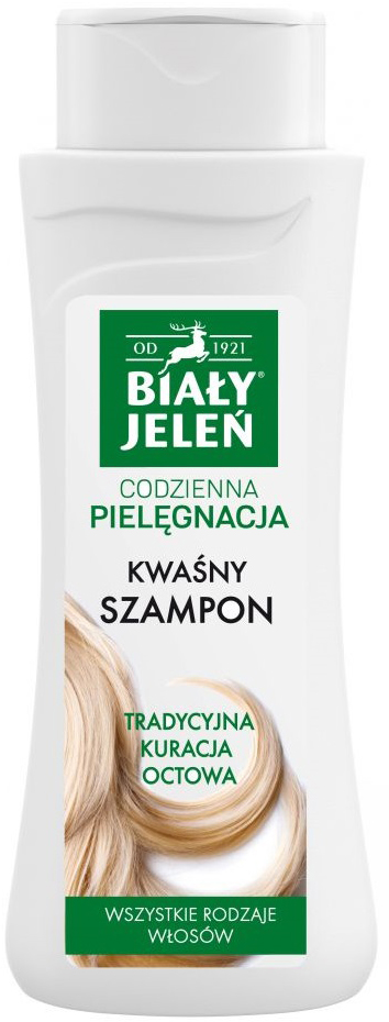 szampon do włosów biały jeleń