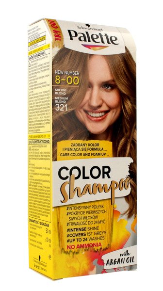 szampon do włosów palette średni blond