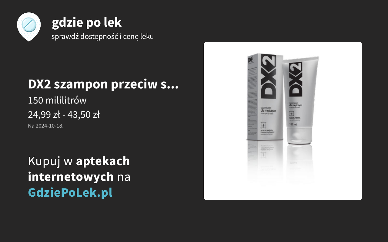 szampon dx2 gdzie można kupić