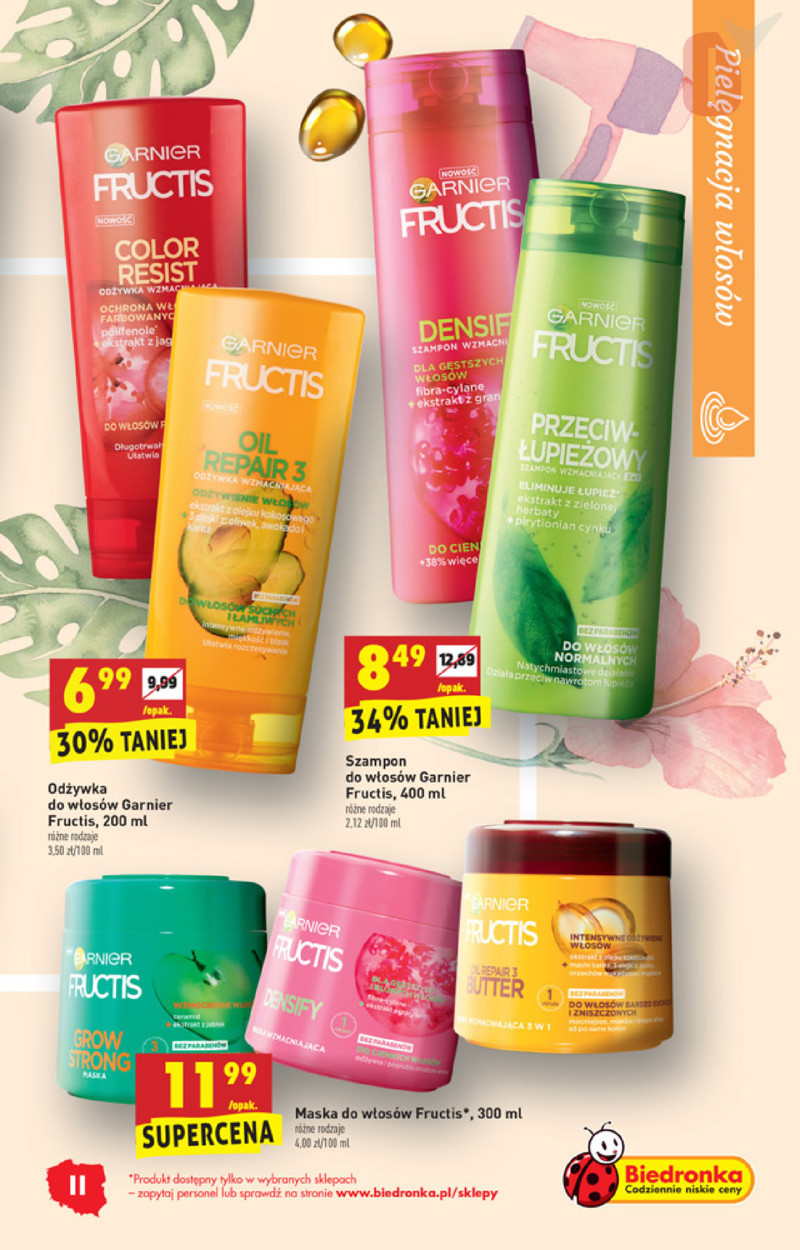 szampon fructis biedronka