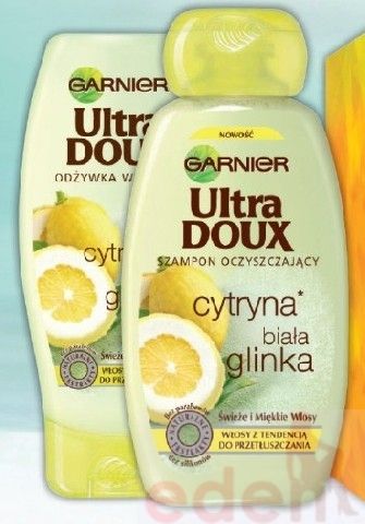 szampon garnier ultra doux cytryna i biała glinka