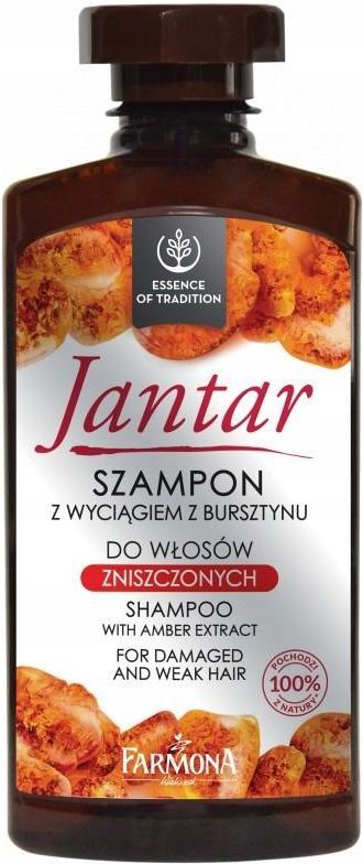 szampon jantar na wypadanie włosów