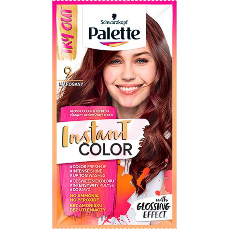 szampon koloryzujący platynowy blond palette instant color