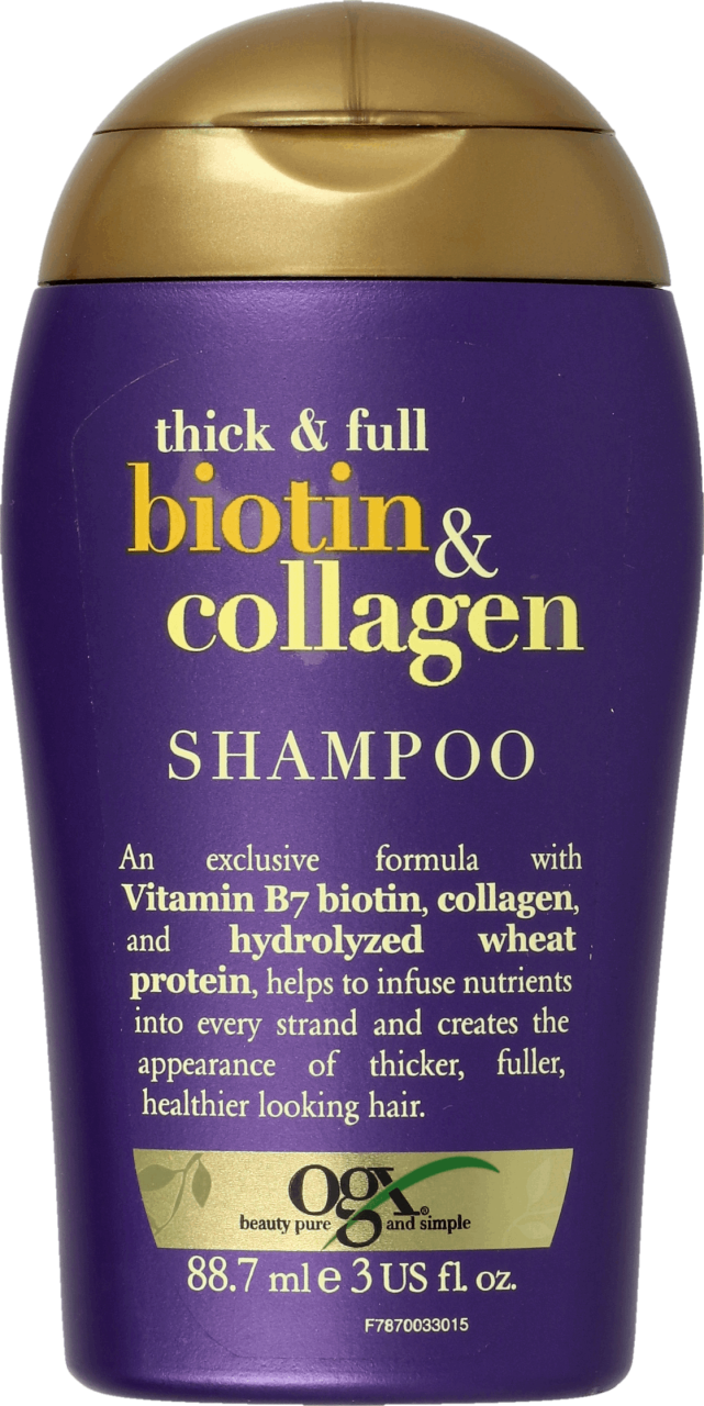 szampon ogx thick & full biotin & collagen rossmann