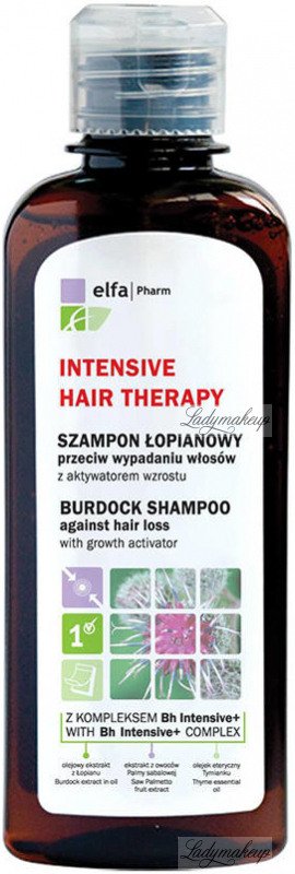 szampon łopianowy przeciw wypadaniu włosów z aktywatorem wzrostu