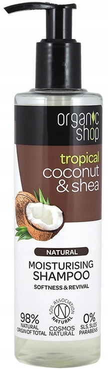 szampon organic shop coconut skład