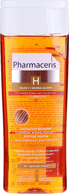 szampon pharmaceris z serii h dla włosów przerzedzonych i osłabionych